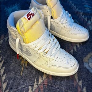 Jordan Sneakers White and Yellow